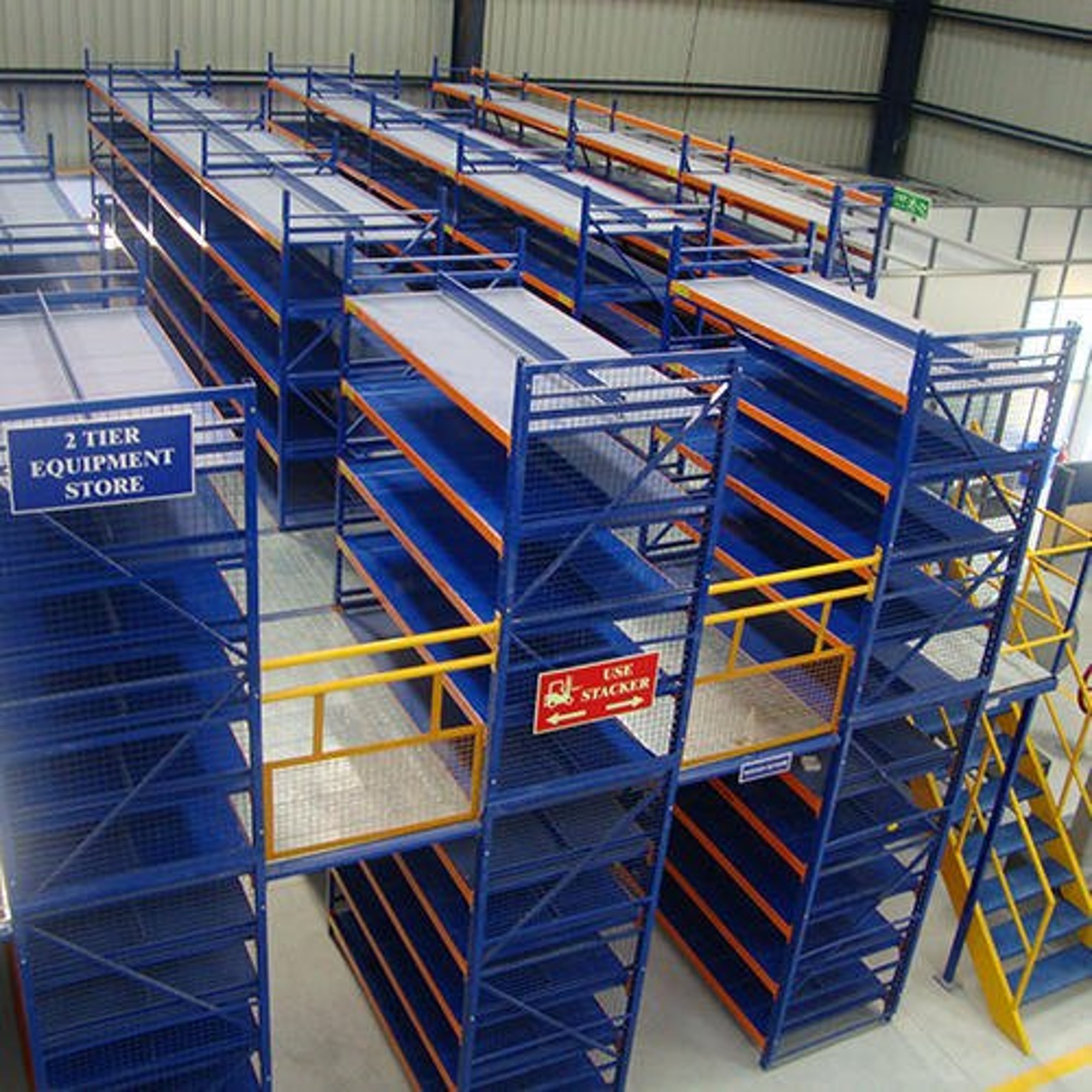 Two-Tier Racking System