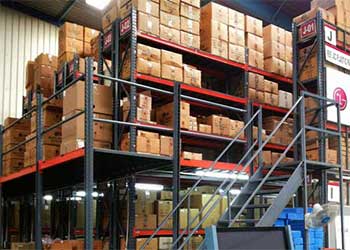 Two-Tier Warehouse Rack