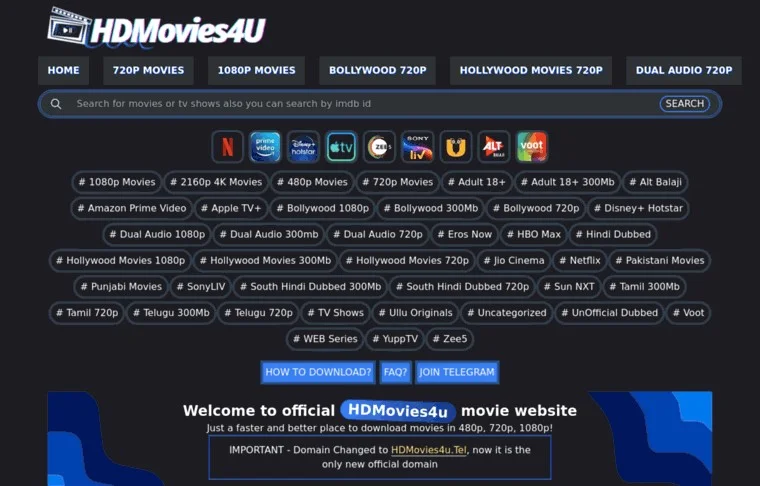 HDMovies4U: Unveiling the Risks Behind Free Movie Download Websites